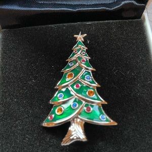 Swarovski Holiday Pin